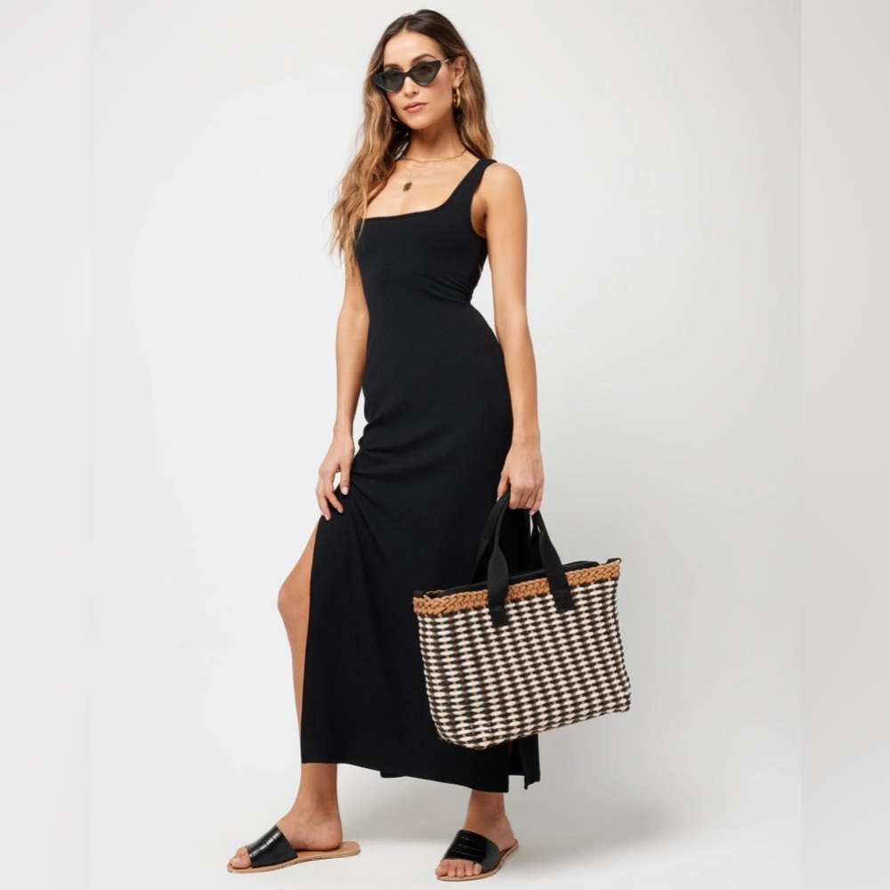 NWT L*SPACE Mara Rib Cutout Cover-Up Dress Size XSmall
